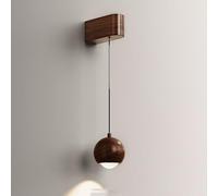 Lampada a Parete a LED Moderna a LED GLOGE Creative Globe Alluminio da Parete con Vetro Trasparente, modalità a 3 Colori Nordic Retrattile a Muro a Muro Retrattile Retrattile 5w Illuminazione Art