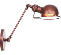 Lampada a Parete a Muro di Swing Vintage Industrial Regolable Metal Wall Montate Murate Luce per Decorazioni per la Camera da Letto Garage Portico della Fattoria (Bronzo Rosso B, 30 cm)