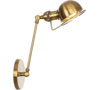 Lampada a Parete a Muro di Swing Vintage Industrial Regolable Metal Wall Montate Wall Light per Decorazioni per la Camera da Letto Garage Portico della Fattoria (Oro, 20 cm)