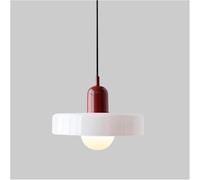 Lampada a parete Glass Light Shade Lampla rotonda Lampada sospesa Macaron Accendino Accorda da pranzo a testa singola Tavolo da pranzo Funzione E27 Luci a soffitto a sospensione per l'isola Cafe