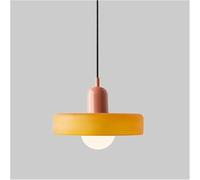 Lampada a parete Glass Light Shade Light Round Hanging Lamaron Affermazione Macaron Accendino Tavolo da pranzo a testa singola Fronta di lampada da tavolo E27 Luci a soffitto a sospensione per
