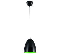 Lampada a pendolo da tavolo da soggiorno a LED da 6,5 watt con luce a sospensione nero verde trio 324610102