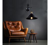 Lampada A Pendolo Regolabile Per Soggiorno H 180Cm [EEK: Non valutato]