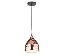 Lampada a pendolo vintage a sospensione per corridoio, faretti a soffitto, ottica martellata in un set che include lampadine a LED