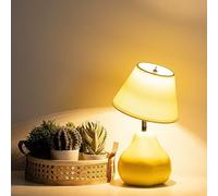 Lampada a Pera, graziosa Lampada da Tavolo in Resina, con Frutta, Lampada da Comodino in Tessuto Regolabile, Rotazione a 360°, luci da Comodino, Illuminazione d'accento per cameretta di Bambini, raga