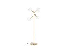 Piantana Contemporanea Equinoxe Metallo Ottone 4 Luci 2W 3000K Luce Calda [EEK: A++]