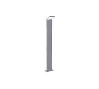 Piantana Da Terra Contemporaneo Style Alluminio Grigio Led 9W 4000K Ip54