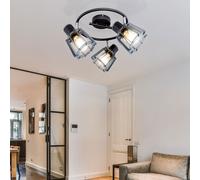 Lampada A Ronde Decken Per La Stanza Nera In Legno Faretto Regolabile [EEK: Non valutato]