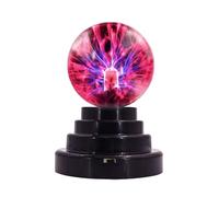 Lampada a sfera al plasma, Luce della Sfera Plasma Ball Lava Lamp Globo USB Fulmine notturno sensibile al tocco Regalo magico per la decorazione della festa di compleanno della scrivania dell'ufficio