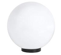 Lampada a Sfera da Giardino Ø 30 cm, 230 Volt, IP65 per Esterni, E27 con Piastra Inferiore - Decorativa