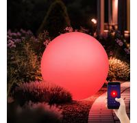 Lampada a Sfera da Giardino per Esterni Smart LED Patio Regolatore Timer H 56cm