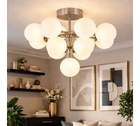 Globo Lighting Grappy lampada da soffitto x5 W bianco-nichel 56143-13ND