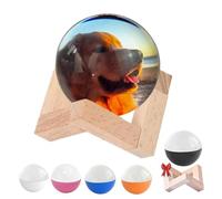 Lampada a sfera di memoria, 2025, video a sfera di memoria da 6,9 cm, sfera di cristallo video 3D, video e foto personalizzabili, regalo personalizzato per anniversario, coppie, sfera luminosa