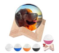Lampada a sfera di memoria, 2025, video a sfera di memoria da 6,9 cm, sfera di cristallo video 3D, video e foto personalizzabili, regalo personalizzato per anniversario, coppie, sfera luminosa