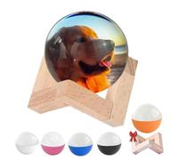 Lampada a sfera di memoria, 2025, video a sfera di memoria da 6,9 cm, sfera di cristallo video 3D, video e foto personalizzabili, regalo personalizzato per anniversario, coppie, sfera luminosa