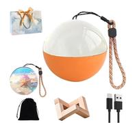 Lampada a sfera di memoria, lampada a sfera di memoria 3D personalizzata, sfera di cristallo video a sfera di memoria, 6,9 cm, per camera da letto, soggiorno, decorazione per la casa, regali per