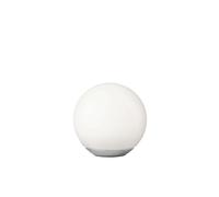 Lampada a Sfera Luce Sferica da Tavolo Vetro Bianco Dimmerabile Piccolo Ball