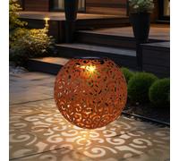 Lampada A Sfera Solare LED Da Giardino Decorativa Con Fori [EEK: Non valutato]