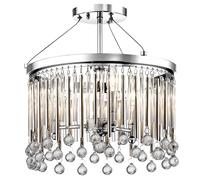 Lampada a Soffitto 2 Luci Kalf In Acciaio Bianco A Bracci E Sfere In Vetro Opalino E Oro