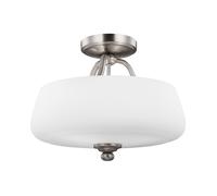 Lampada a Soffitto 4 Luci Rama In Acciaio Nero A Bracci Curvi E Sfere In Vetro Opalino