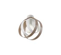 Lampada a Soffitto Classica Impero Acciaio Cromo Vetro Trasparente 4 Luci E14