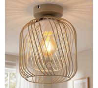 Lampada A Soffitto Lampada Da Soggiorno Sabbia Griglia Lampada LED H 24,5 Cm