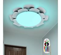 Lampada A Soffitto LED RGB Telecomando Bambini Blüten-design Dimmerabile Floral [EEK: F]