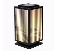 Lampada a Sospensida 15,7" Palo Luminoso, Confezida 1, Lucir Pilastri da Esterno, Modernepader Recinzioni, Impermeabili Ip54,R Esterni,R Patio,R Giardino, Cortile, Apparecchio Di Illuminazipaesaggisti