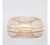 Lampada a Sospensihoukig Chinese Bamboo Art Bamboo Weave,Da Creativa in Bambù Naturale, Ideale per Ristoranti, Soggiorni, Camere da Letto, B&B e Balconi. Sempliceda a Sospensigiapponese con Gabbia in