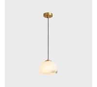 Lampada a Sospensimoderna con Paralume in Marmoda a Sospensimoderna in Pietra Naturaleda a Sospensia Sfera Rotonda Minimalista Minidario a Sospensia Forma Di Globo Bianco Latte per Isola Cucina Sala d