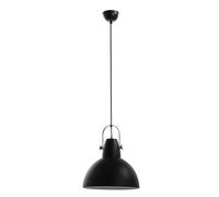 Lampada a Sospensione 38x38xH165 cm Paralume in Metallo Kande Paralume nero opaco