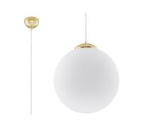 Sollux Lighting Ugo lampada sospesa 1x60 W bianco-oro SL.0717