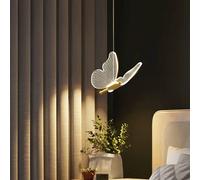 Lampada a sospensione a farfalla, lampada a sospensione in metallo con paralume in acrilico, lampade a sospensione per illuminazione decorativa per la cameretta dei bambini, lampadario moderno a LED,