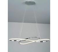 Lampada A Sospensione A LED/con Telecomando Lampada A Sospensione A LED Plafoniera Dimmerabile Lampadario Regolabile in Altezza per Soggiorno Ristorante Cucina, Branding