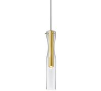 Lampada a sospensione a LED di lusso Compatible with la casa, camera da letto principale, lampadario a LED, comodino, tubo rotondo, lampada a sospensione in vetro,lampadari