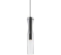 Lampada a sospensione a LED di lusso Compatible with la casa, camera da letto principale, lampadario a LED, comodino, tubo rotondo, lampada a sospensione in vetro,lampadari