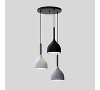 Lampada a Sospensione a LED, Illuminazione a soffitto a LED, Lampada a Toppa Rotonda a LED, Lampada da Parete a 3 luci in Metallo, lampadario da Sala