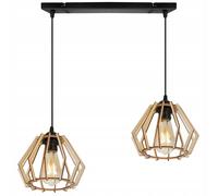 LAMPADA A SOSPENSIONE A LED MODERNA IN LEGNO