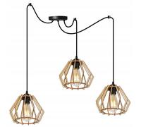 LAMPADA A SOSPENSIONE A LED MODERNA IN LEGNO
