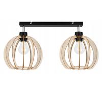LAMPADA A SOSPENSIONE A LED MODERNA IN LEGNO