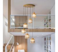 Lampada a Sospensione a LED Nera Chaner, Lampada da Tavolo da Biliardo dimmerabile da 40 W/48 W/50 W, luci Moderne a Isola per Cucina, Sala da Pranzo, Soggiorno, Studio, Ufficio