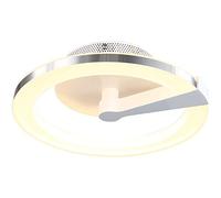 Lampada a Sospensione a LED per Soggiorno, Camera da Letto, Sala da Pranzo, Studio, lampadario in Acrilico, Orologio, Luce Bianca Calda 3500K),additionalWeblabs:(Pax_Checkout_Buy_Now_UF