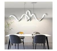 Lampada a Sospensione a soffitto a Isola da Cucina in Alluminio a Forma di S Lampada a Sospensione a Sospensione a LED Lustri Illuminazione,Luce soffusa