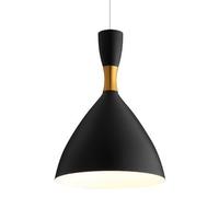 Lampada a Sospensione a Testa Singola con Sorgente Luminosa E14, lampadario in Ferro Stile Industriale Moderno, apparecchi di Illuminazione a soffitto, Pendente Decorativo per Cucina, Soggiorno