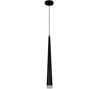 Lampada a sospensione a tubo lungo, luci a goccia coniche in metallo con paralume a lente, illuminazione moderna a LED da 5 W for isola,per la scala d'ingresso