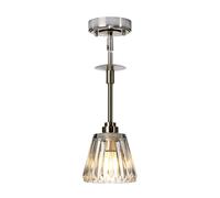 Lampada a sospensione Agatha 1 Light - nichel spazzolato