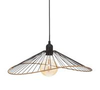 Lampada a sospensione "Alara", metallo nero, D45cm