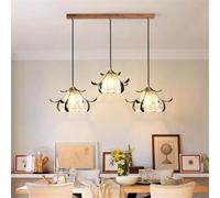 Lampada a Sospensione Amen Village Chaner LED Fashion Creativity Soggiorno Ristorante Bar Camera da Letto Studio Bancone Villa Duplex Edificio Scala (8015 B 3 luci) (8015 a 5 luci)