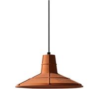 Lampada a Sospensione Arancione in Stile Industriale, plafoniera in Cemento con Attacco E27, per Soggiorno Nordico, Sala da Pranzo, Isola Cucina, Comodino Moderno e Minimalista, Regolabile T-256(C)