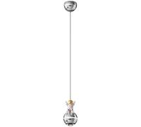 Lampada a sospensione Astronauta per cameretta bambini, moderna, cromata, a LED, lampada a sospensione nera, mini lampada da soffitto, lampadario nordico per cameretta di bambine e bambini, isola cuci